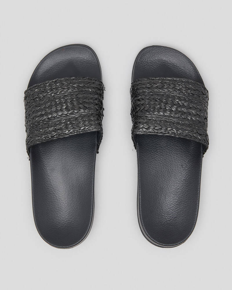 Roxy Womens Roxy Slippy Jute Slide Sandals for Womens