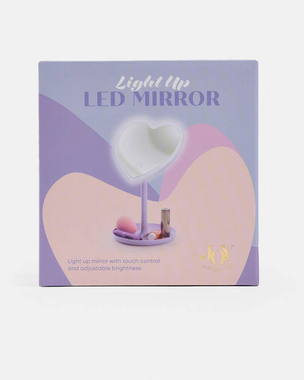 Light Up LED Heart Mirror