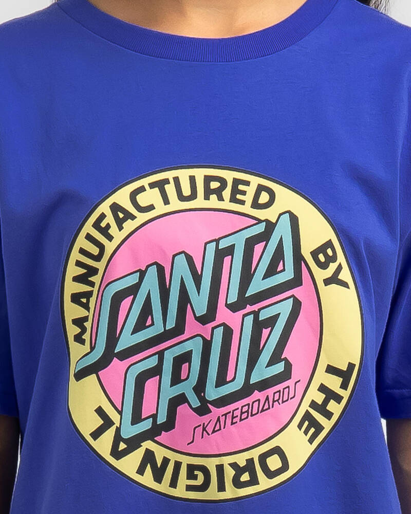 Santa Cruz Girls' MFG Dot Front T-Shirt for Womens