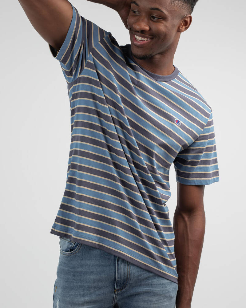 Champion Stripe T-Shirt for Mens