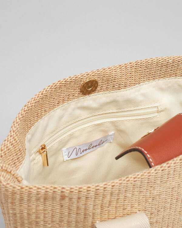 Mooloola Delray Straw Bag for Womens