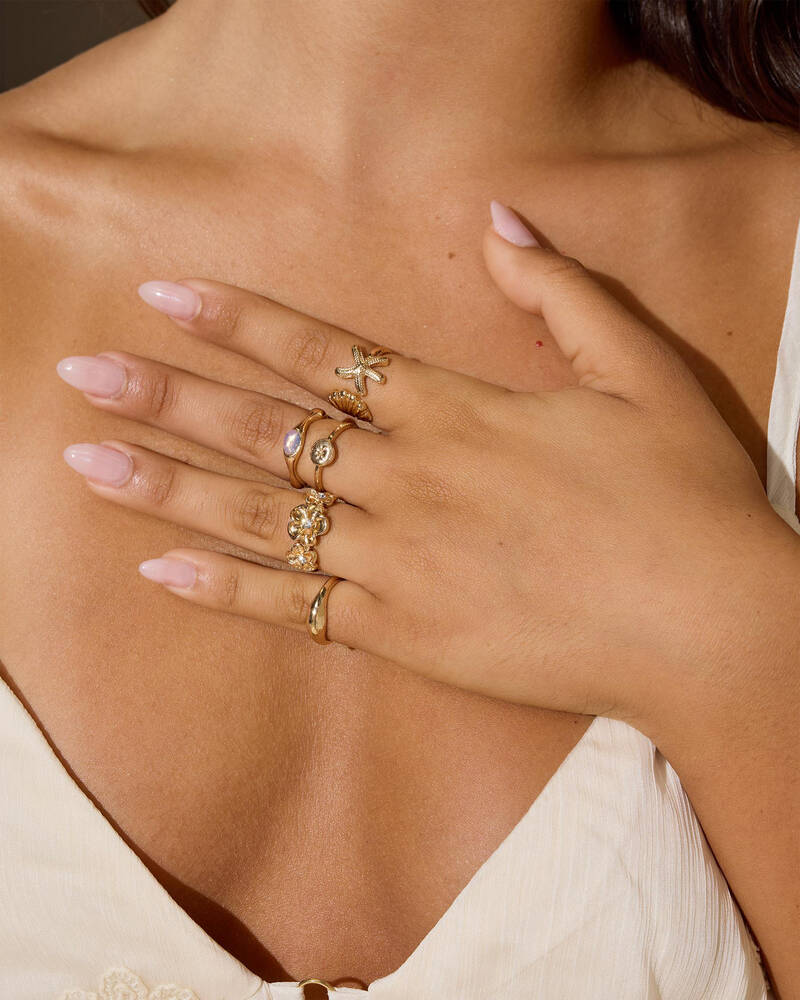 Karyn In LA Lucia Pearl Ring Pack for Womens