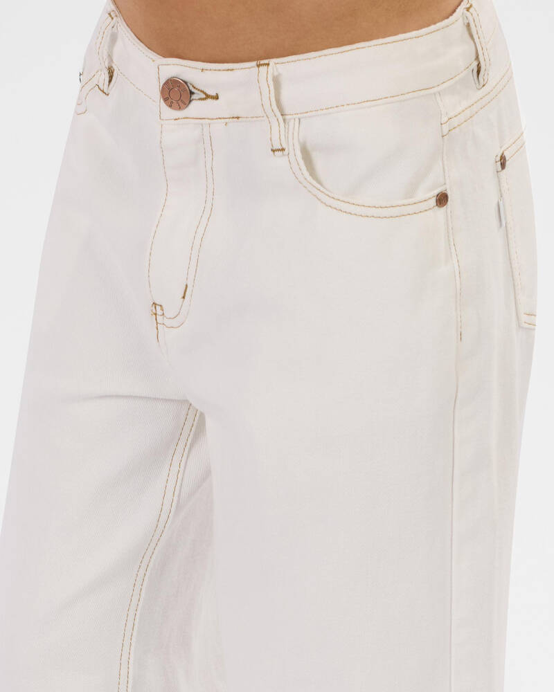 DESU Girls' Icon Straight Leg Jeans for Womens