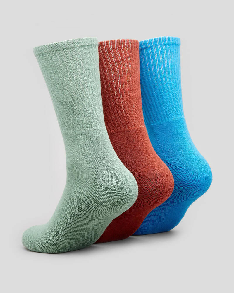 Stussy Mens' Graffiti Socks 3 Pack for Mens