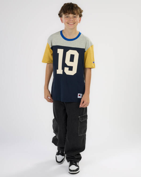 Champion Boys' Colour Block T-Shirt for Mens