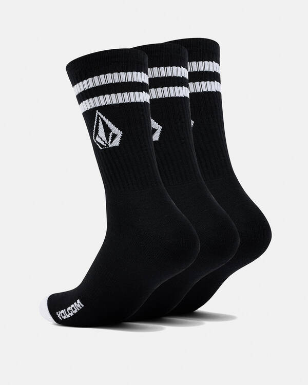 Volcom MFO Retro Stone Socks 3 Pack for Mens