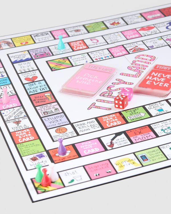 Imagination Games Tipsy Land Drinking Game for Unisex