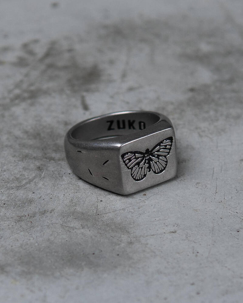 ZUKO Jewellery The Butterfly Effect Ring for Mens