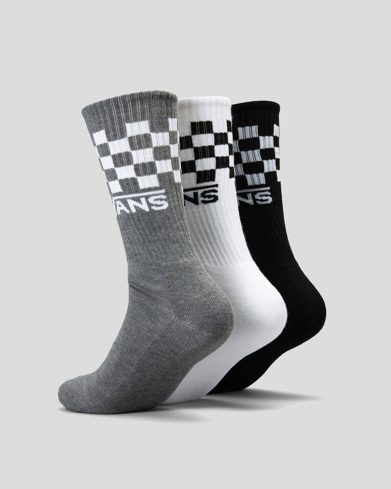 Vans Women's Classic Check Crew Sock Pack for Womens