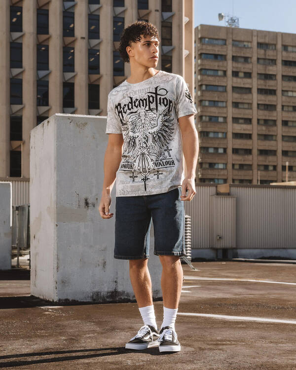 Dickies Relaxed Denim Utility Shorts for Mens