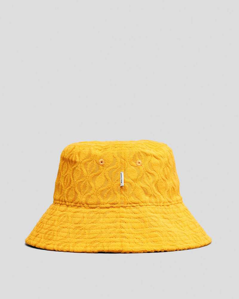 Rhythm Ripple Terry Bucket Hat for Womens