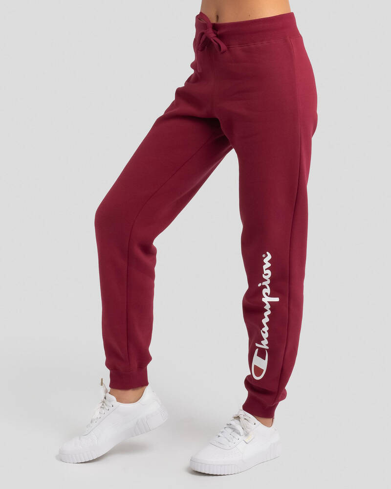 Champion Logo Track Pants for Womens
