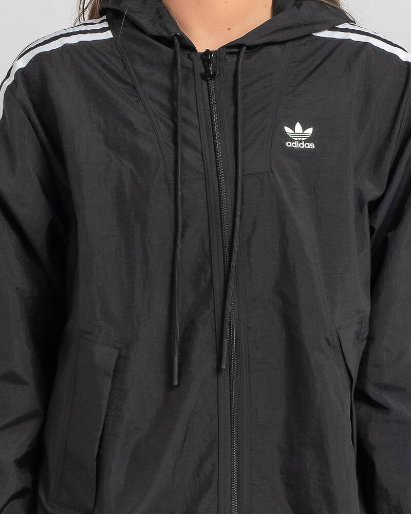 adidas 3 Stripes Hooded Jacket for Womens