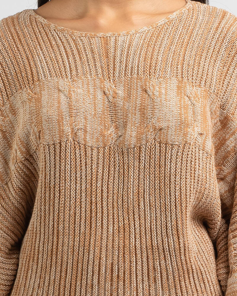 Mooloola Talking To The Moon Knit Jumper for Womens