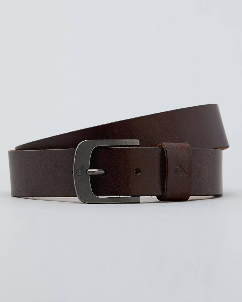 Quiksilver The Everydaily 3 Leather Belt for Mens