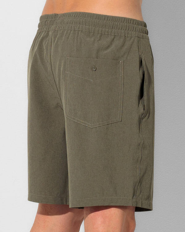 Volcom Stones Elastic Waist Hybrid Shorts for Mens