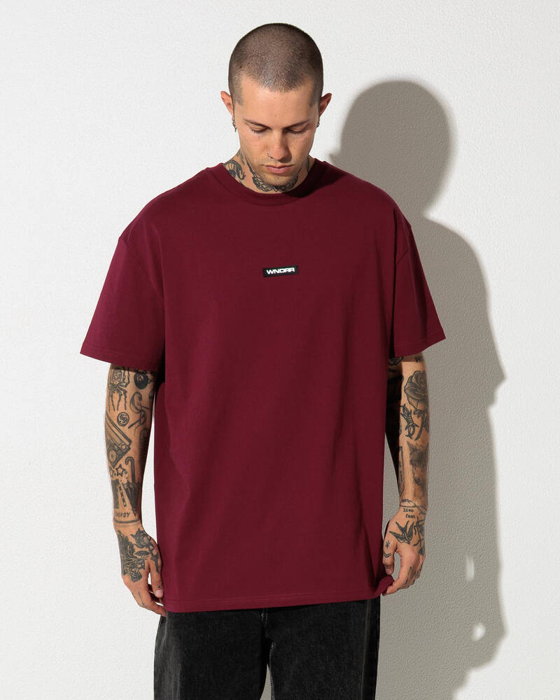 Wndrr Union Box Fit T-Shirt for Mens
