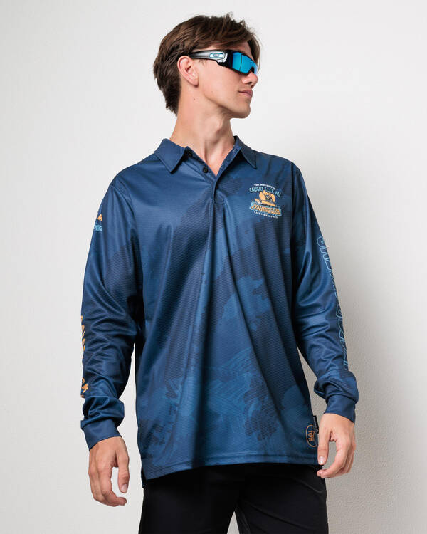 The Mad Hueys Caught Fk All Jaw Fishing Shirt for Mens