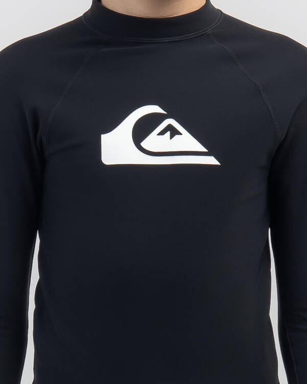 Quiksilver Boys' Heater Long Sleeve Rash Vest for Mens
