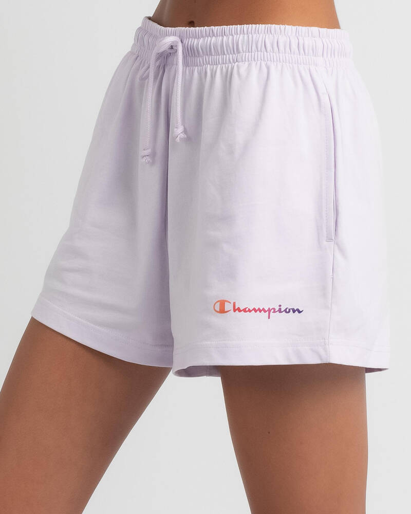 Champion Logo Shorts for Womens