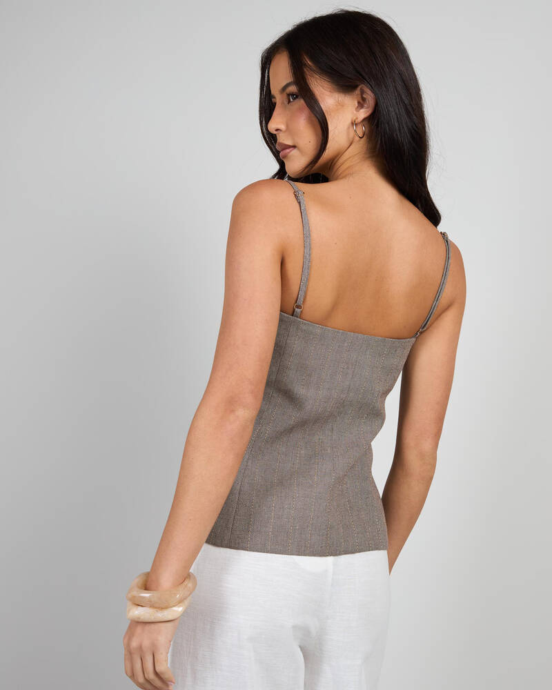Ava And Ever Koda Herringbone Vest for Womens