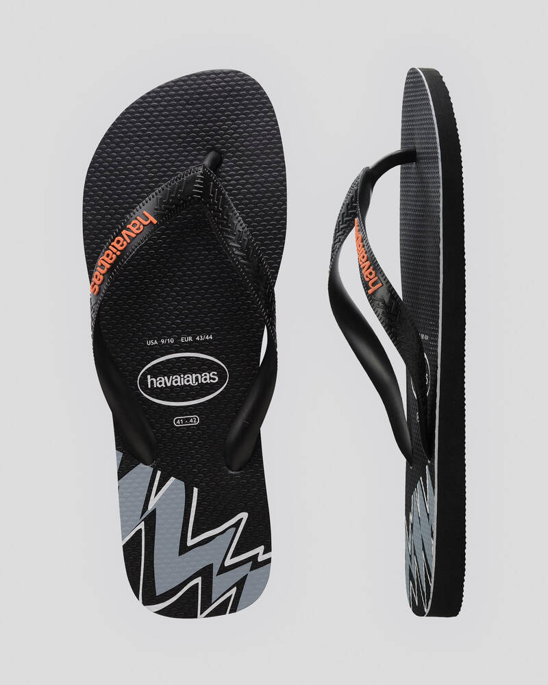 Havaianas Kids' Top Print Splice Thongs for Mens
