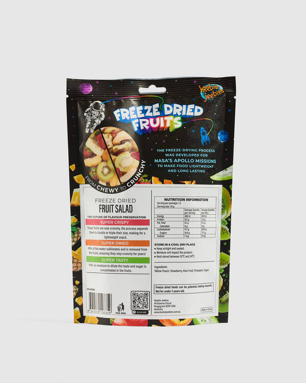 Heebie Jeebies Large Freeze Dried Fruit Salad for Unisex