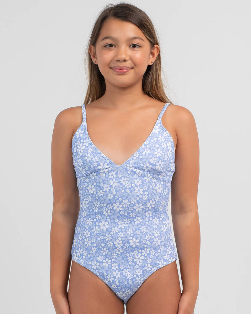 Kaiami Girls' Blossom One Piece Swimsuit for Womens