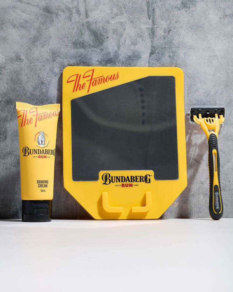 Bundaberg Rum Shower Mirror Set for Mens