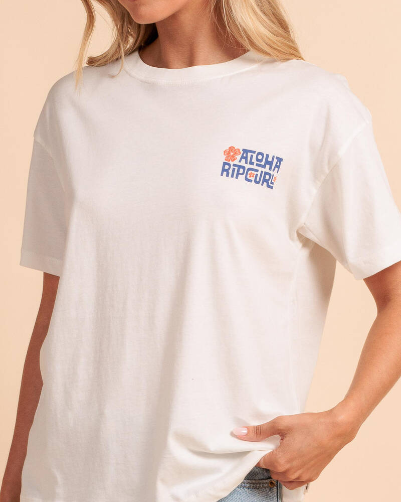 Rip Curl Aloha State Relaxed Fit T-Shirt for Womens