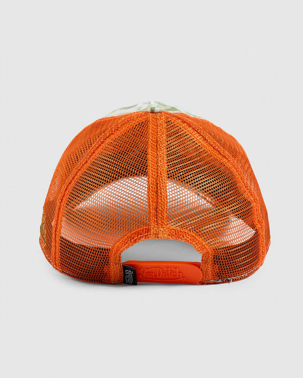 Von Dutch Camo Distressed Trucker Cap for Mens