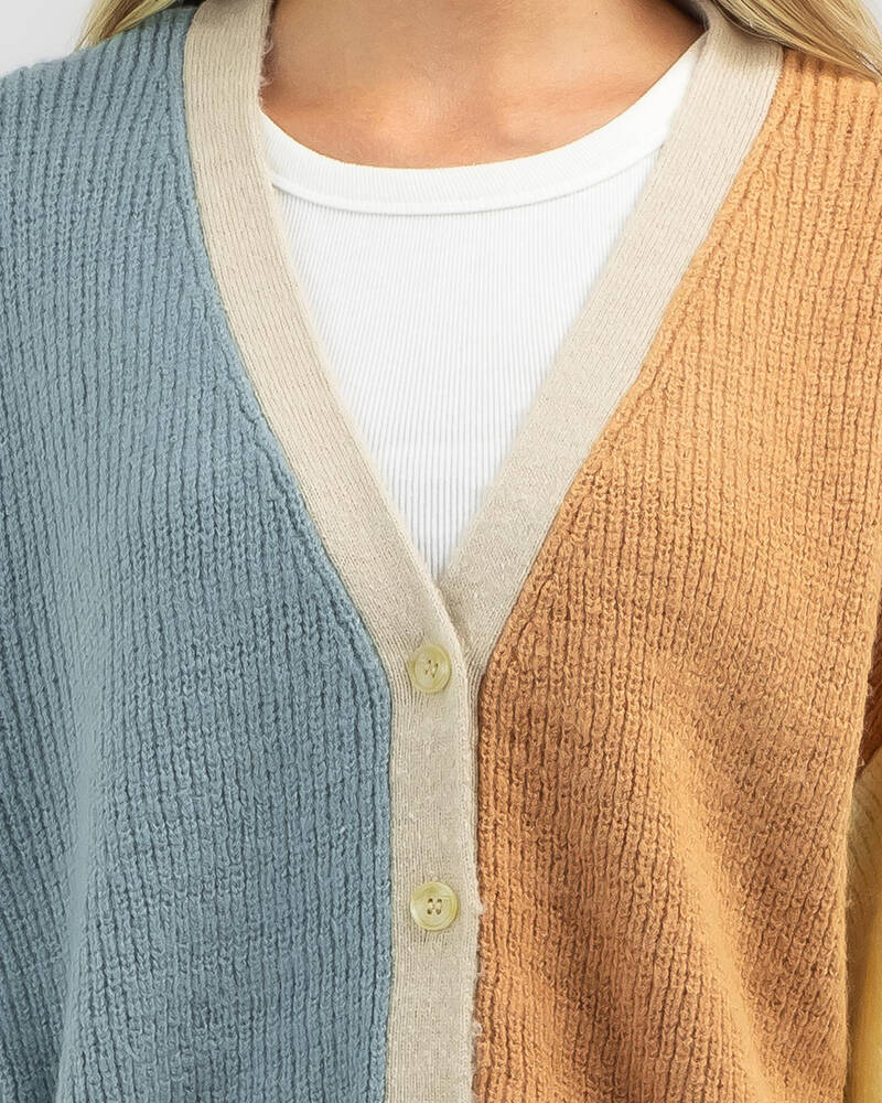 Rip Curl Block Party Knit Cardigan for Womens