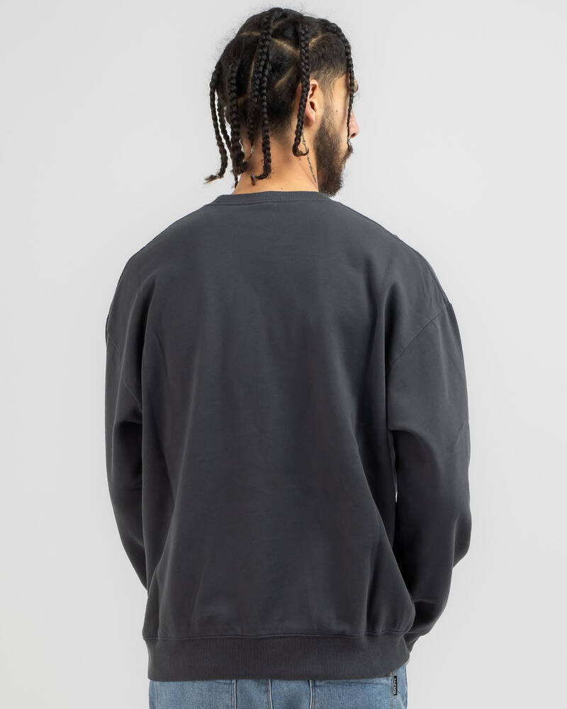 Afends Vinyl Crewneck Sweatshirt for Mens