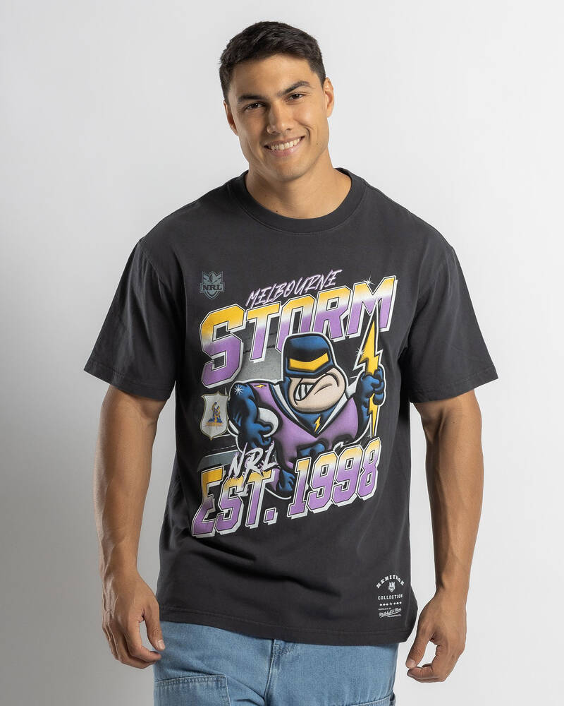 Mitchell & Ness Melbourne Storm NRL Character T-Shirt for Mens