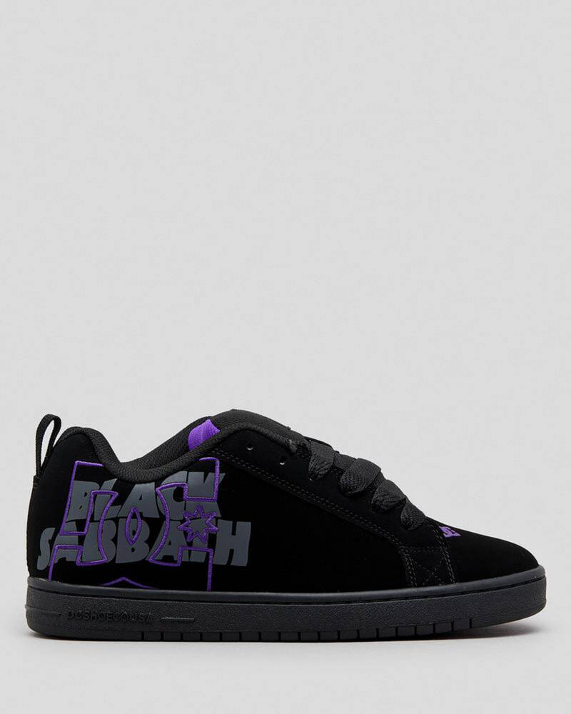 DC Shoes Black Sabbath Court Graffik Shoes for Mens