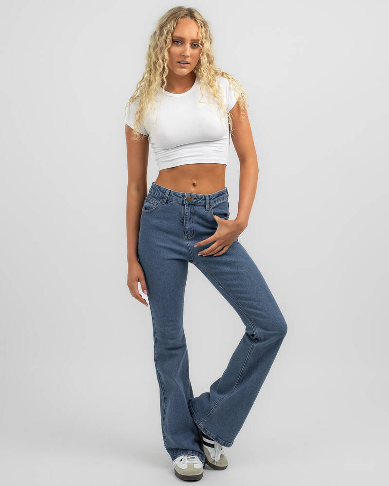 DESU Ellidy Flare Jeans for Womens