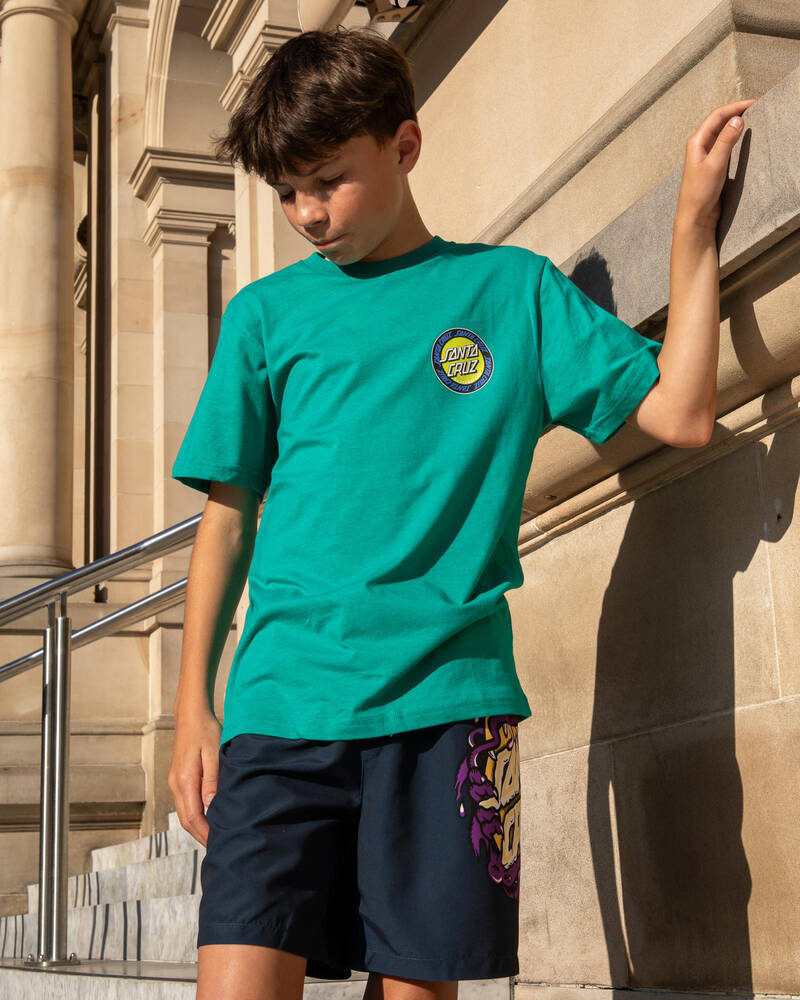 Santa Cruz Boys' Outer Ringed Dot T-Shirt for Mens