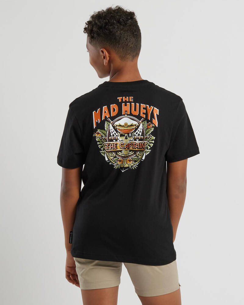 The Mad Hueys Boys' The Island Captain T-Shirt for Mens