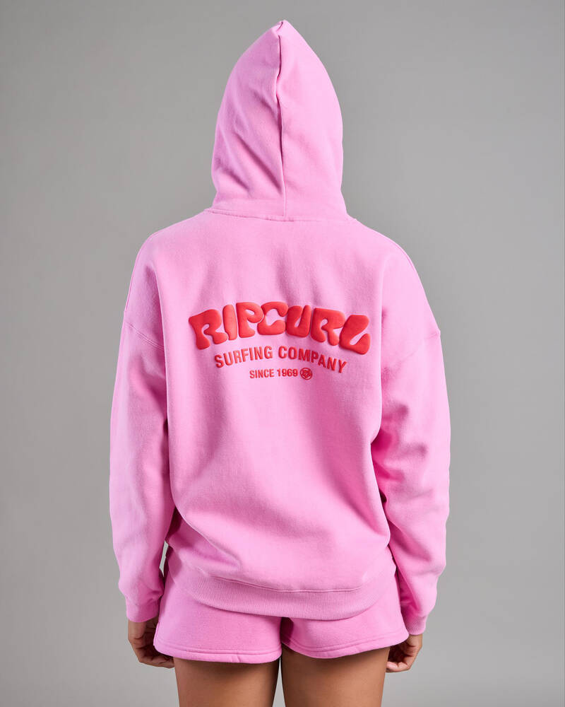 Rip Curl Surf Puff Heritage Hoodie for Womens