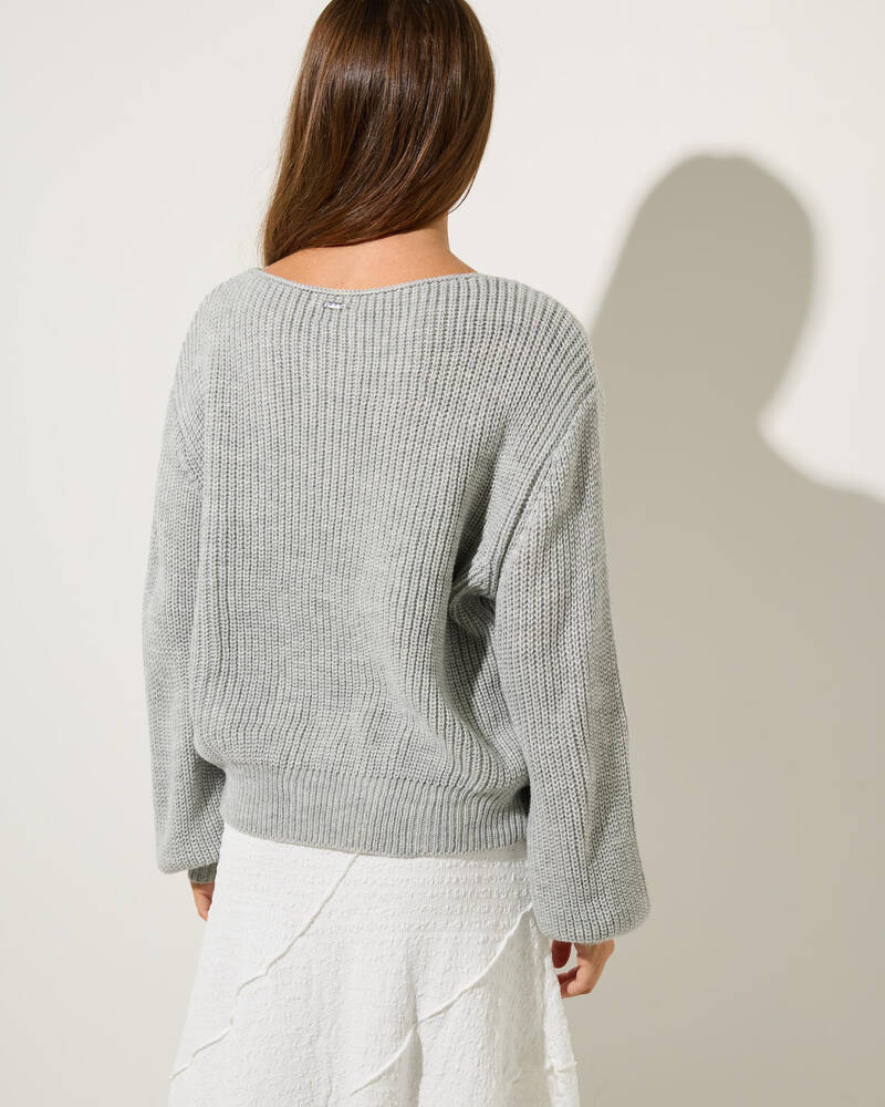 Mooloola Vortex Crew Neck Knit Jumper for Womens