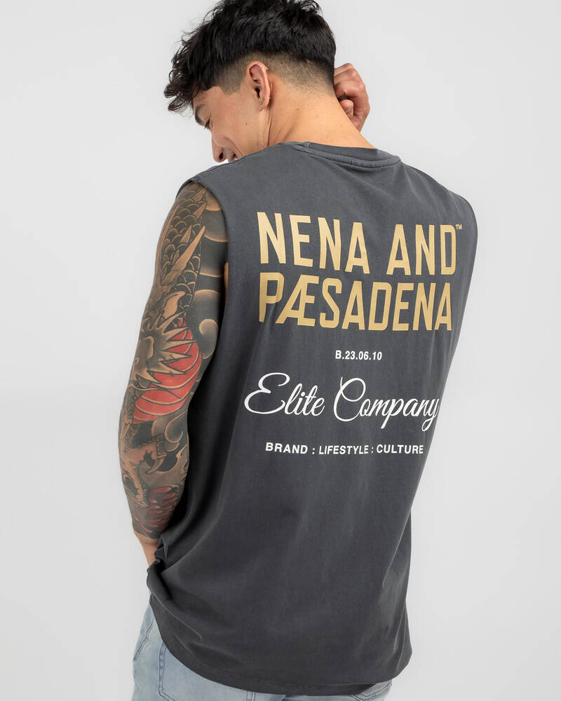 Nena & Pasadena Hesitation Relaxed Muscle Tank for Mens