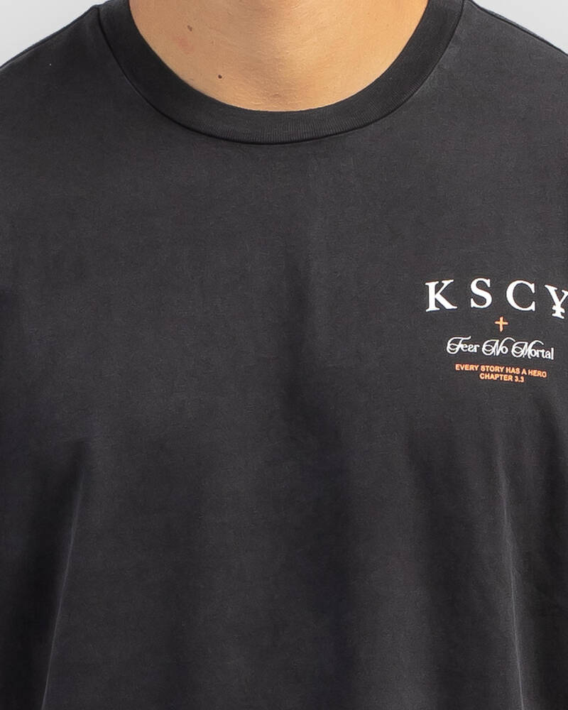 Kiss Chacey Suburban Gothic Heavy Box Fit T-Shirt for Mens