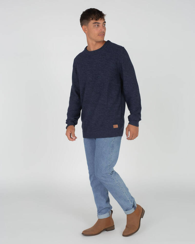 Rusty Skyliner Crew Knit Sweatshirt for Mens