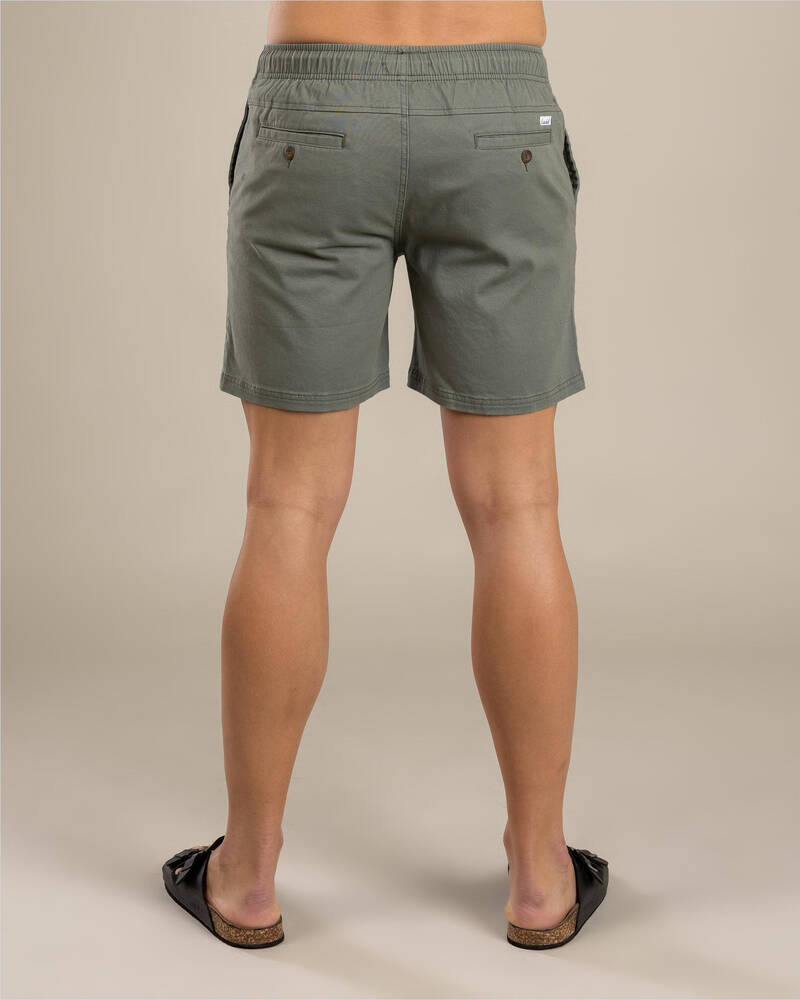 Lucid Urbane Elastic Waist Shorts for Mens