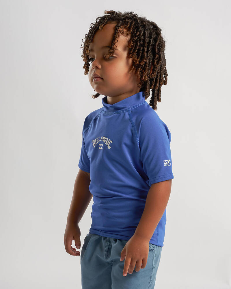 Billabong Toddlers' Groms All Day Arch Short Sleeve Wet Shirt for Mens