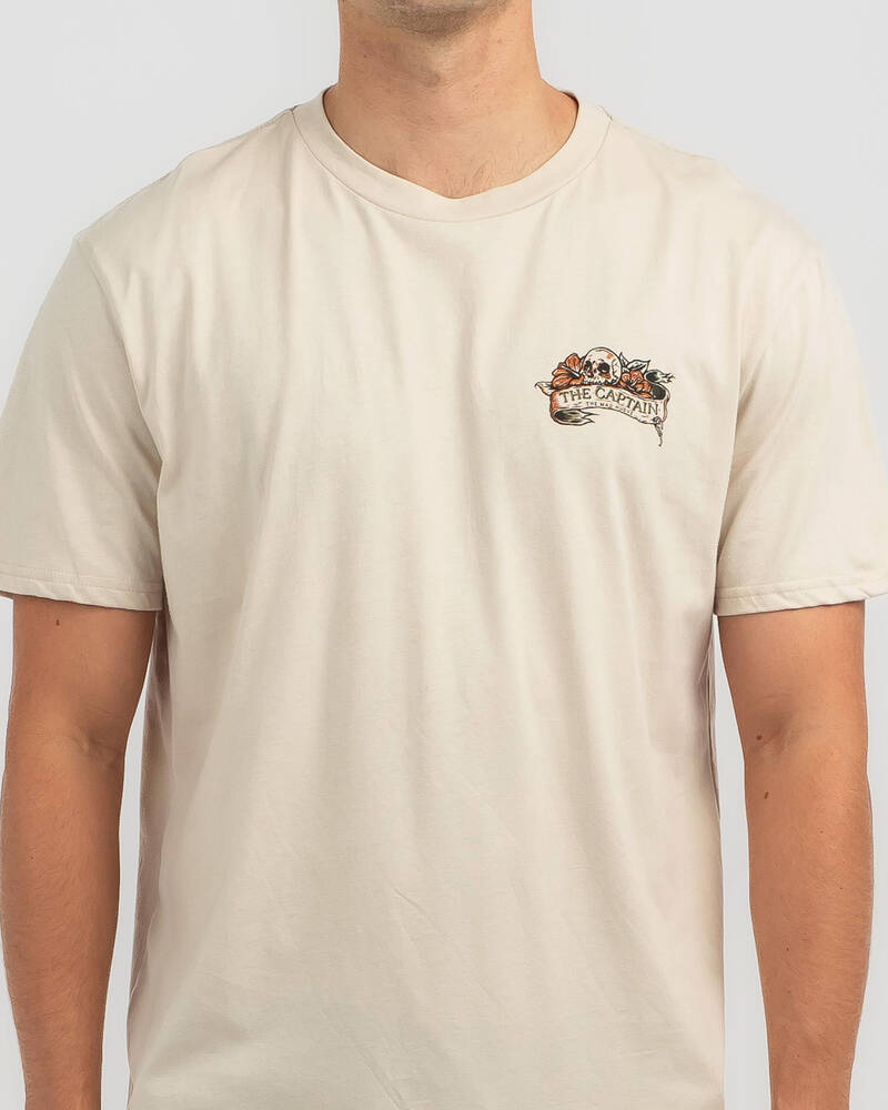 The Mad Hueys Compass Captain T-Shirt for Mens