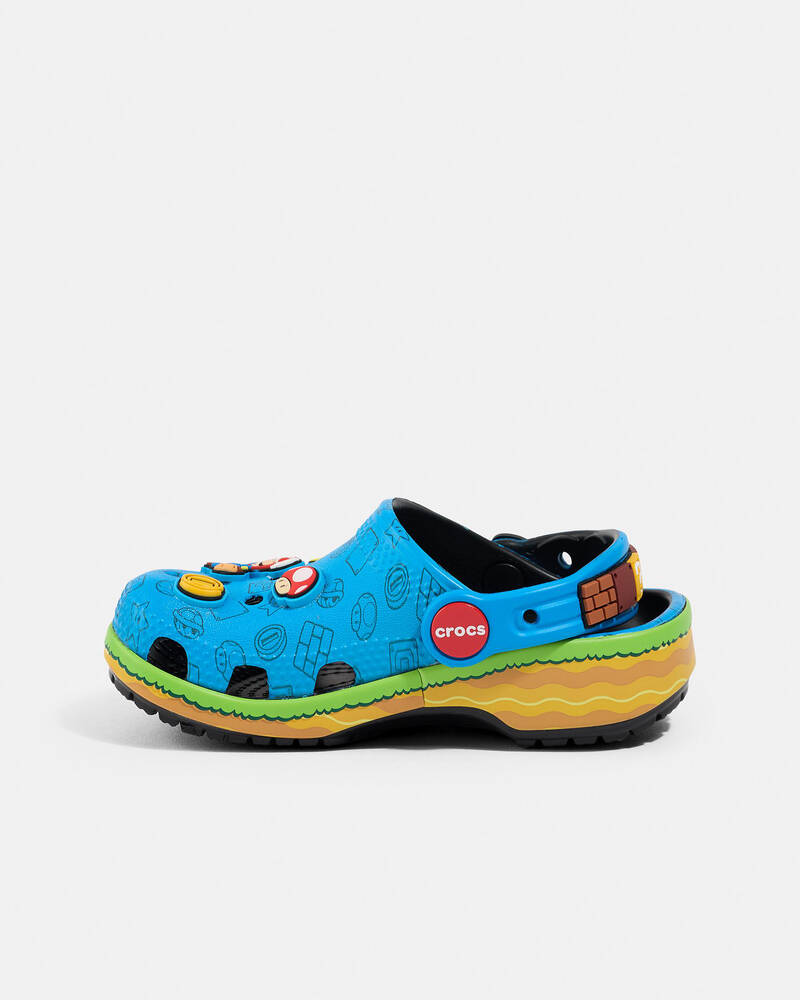 Crocs Toddlers' Classic Super Mario Core Clogs for Unisex