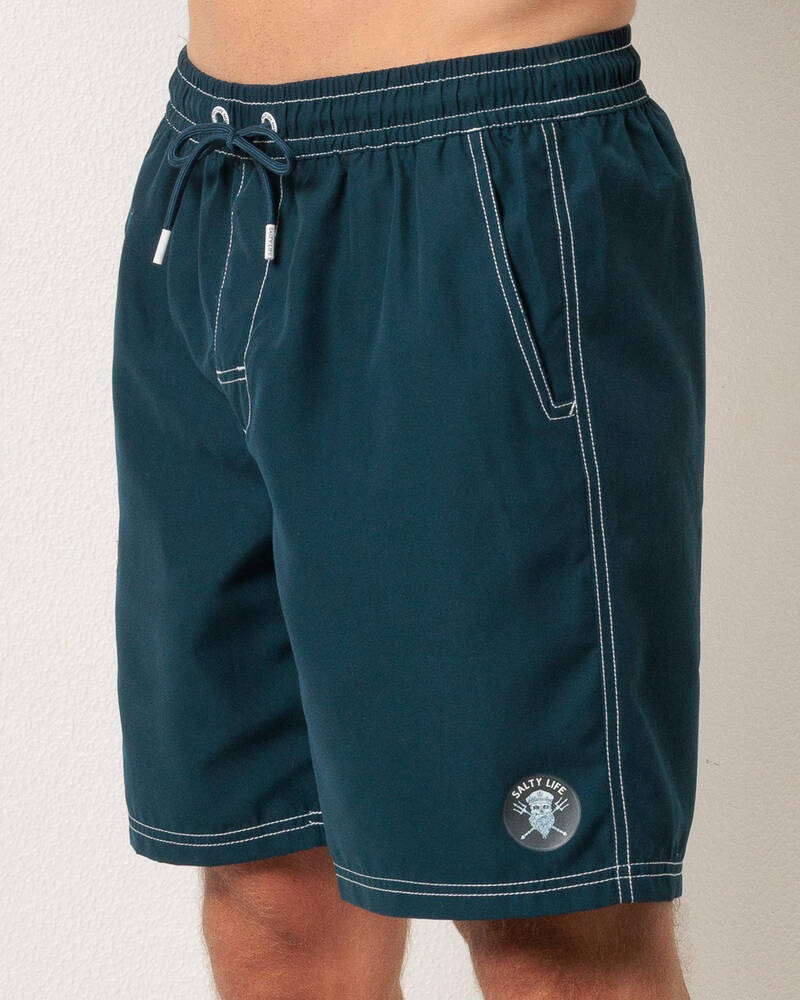 Salty Life Diameter Elastic Waist Shorts for Mens