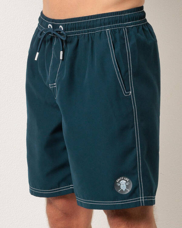 Salty Life Diameter Elastic Waist Shorts for Mens
