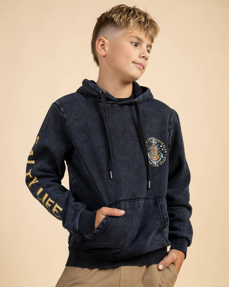 Salty Life Boys' Fear The Deep Hoodie for Mens